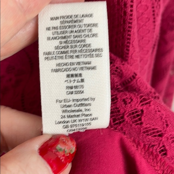 Free People Tu Es La lace summer dress - size M - Picture 5 of 5